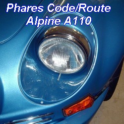 Phares code/route ALPINE A110