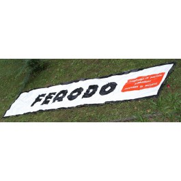 Banderole publicitaire FERODO de rail de sécurité
