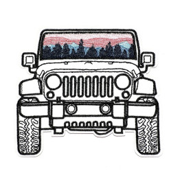 Ecusson brodé "JEEP LOISIRS"