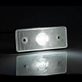 Feu de gabarit avant cristal LED pour remorque, caravane et camping-car