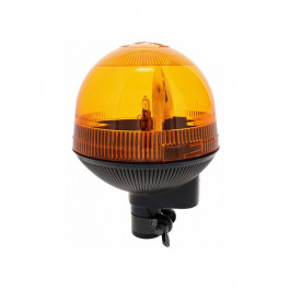Gyrophare boule 12 volts ambre type Gyrosphère PULSAR fixation sur hampe 