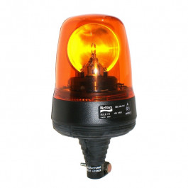 Gyrophare ambre 12 Volts sur hampe BRITAX