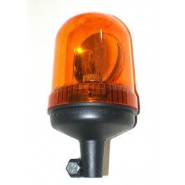 Gyrophare ambre 12 Volts sur hampe AJBA