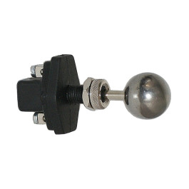 Interrupteur à tirette avec bouton boule inox