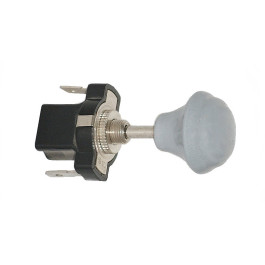 Interrupteur à tirette avec bouton gris