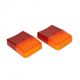 Jeu de 2 cabochons pour feux arrière Citroën ACADIANE, PEUGEOT J7/J9, PEUGEOT 404/504 Pick-Up