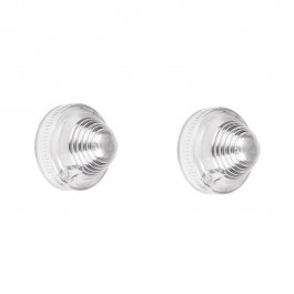 Jeu de 2 cabochons cristal pour feu avant de RENAULT DAUPHINE Export