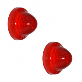 Jeu de 2 cabochons rouge pour feux arrière Citroën