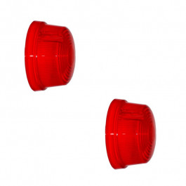 Jeu de 2 cabochons rouge pour feux arrière standards DASTERI 