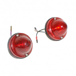 Jeu de 2 feux arrière rouge 2 fonctions pour Citroën MEHARI et type H