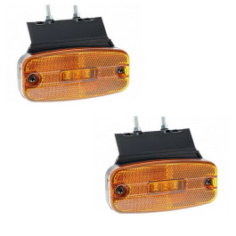 Jeu de 2 feux suspendus de gabarit ambre LED