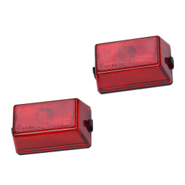 Jeu de 2 feux de position rouge