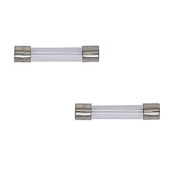 Jeu de 2 fusibles verre 32 mm pour interrupteurs à tirette