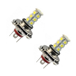 Jeu de 2 lampes LED H4 en 6 Volts
