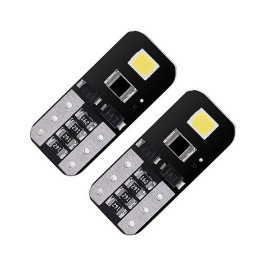Jeu de 2 lampes LED pour veilleuse à culot T10
