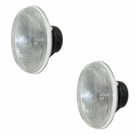 Jeu de 2 optiques de phares  "Code/Route" pour CHEVROLET CORVETTE C3