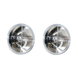 Jeu de 2 optiques de phares pour RENAULT DAUPHINE 1093