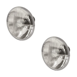 Jeu de 2 optiques de phares pour RENAULT DAUPHINE 1093