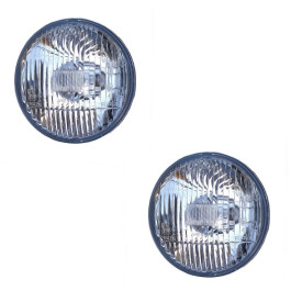 Jeu de 2 optiques de phares  "Route" pour Citroën BX équipée de kit 4 phares
