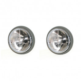 Kit de 2 phares complets pour JEEP CJ3A, WILLYS M38 et JEEP FORD GPW