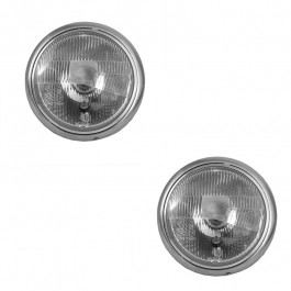 Jeu de 2 phares complets en 6 Volts pour RENAULT FREGATE