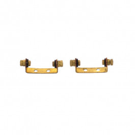 Jeu de 2 porte-lampes navette pour rénovation feux de véhicules de collection