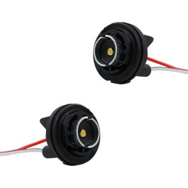 Jeu de 2 porte-lampes standard pour lampes à culot BA15S