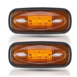 Jeu de 2 répétiteurs latéraux LED standard à fixation adhésive