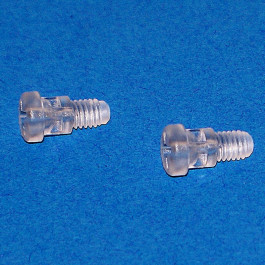 Jeu de 2 vis plastique pour feux de voitures Italiennes