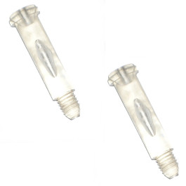 Jeu de 2 vis plastique cristal pour feux de voitures Italiennes