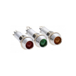 Jeu de 3 voyants en 6 Volts pour tableau de bord de véhicule ancien