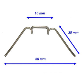 Jeu de 5 agrafes/ressorts pour fixation optique de phare Citroën Traction