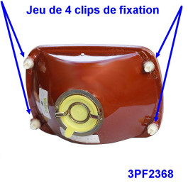 Jeu de 4 clips de fixation pour phares de voitures Italiennes