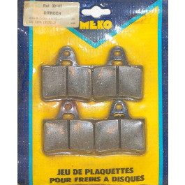 Jeu de 4 plaquettes de frein arrière pour Citroën GS et AMI 8 Super