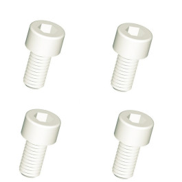 Jeu de 4 vis nylon type M5x12
