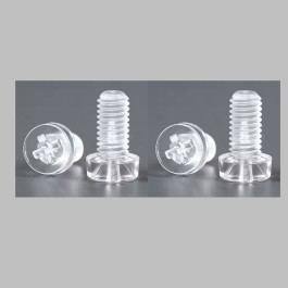 Jeu de 4 vis polycarbonate pour feux de voitures FIAT