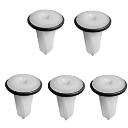 Jeu de 5 pièces de fixation blanches avec joint