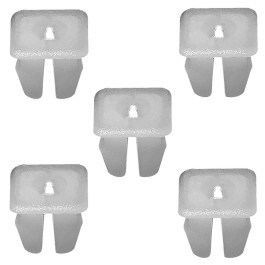 Jeu de 5 pièces de fixation blanches type écrou cage