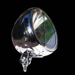 Phare boule chromé standard à cimier de diamètre 190mm