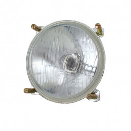 Optique de phare pour carénage de moto de course ancienne