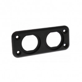 Support de fixation pour 2 prises femelle à poser ISO 4165