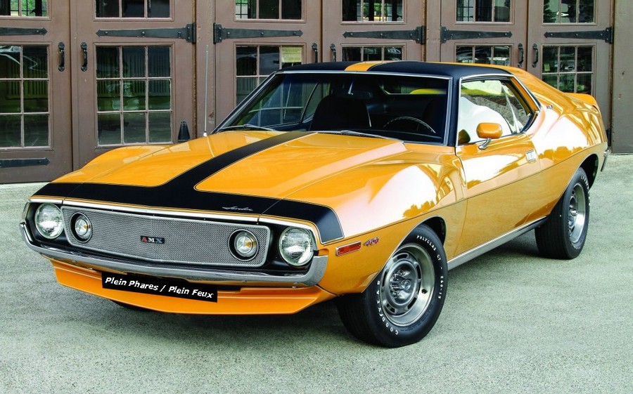 Jeu de 2 optiques de phares pour AMC JAVELIN 