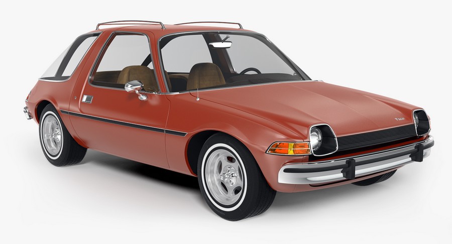Jeu de 2 optiques de phares pour AMC PACER