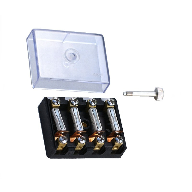 Boite pour 4 fusibles Steatite