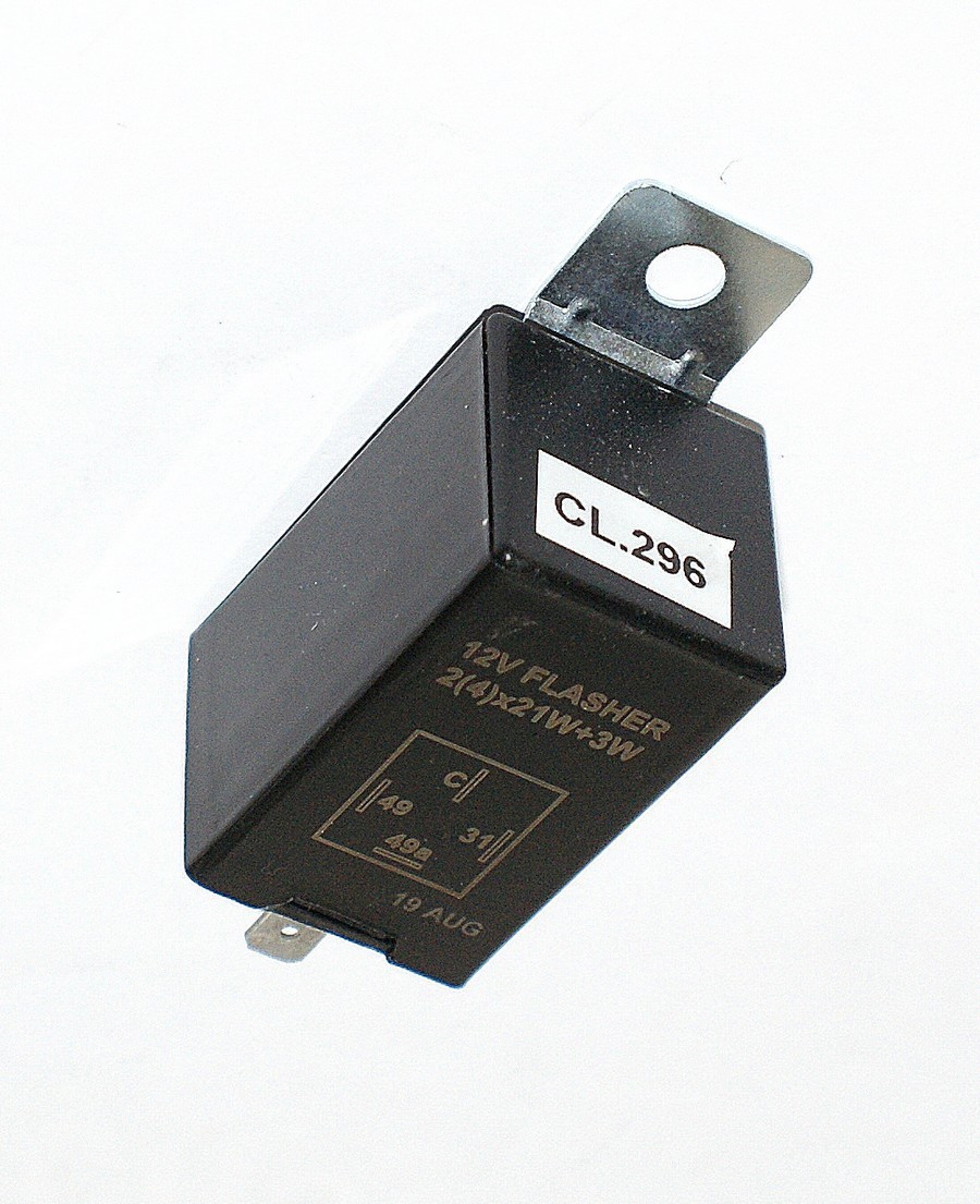 Centrale clignotante électronique 12 Volts 4 broches normes DIN
