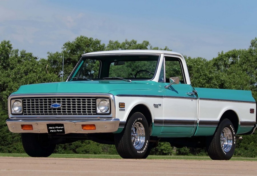 Jeu de 2 optiques de phares neufs pour CHEVROLET PICK-UP CHEYENNE SUPER
