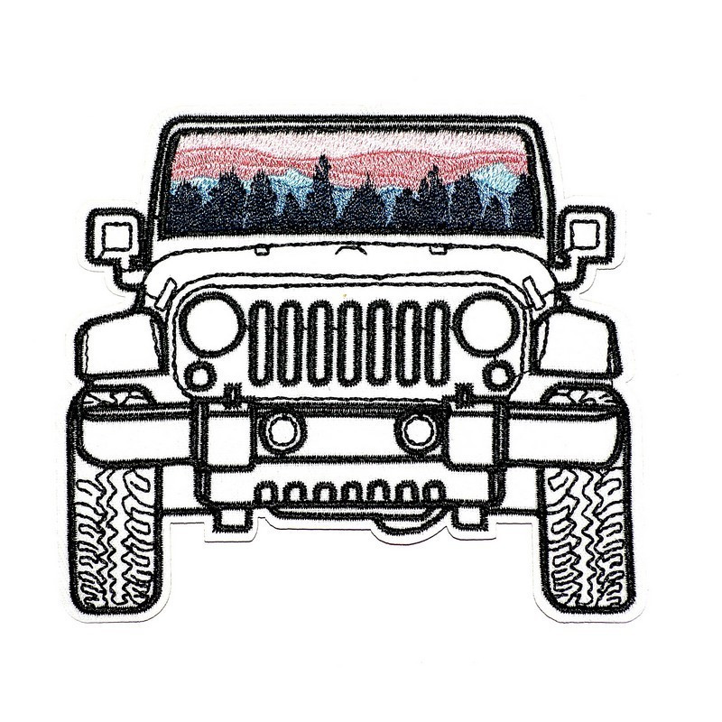 Ecusson brodé "JEEP LOISIRS"