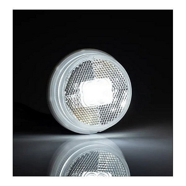 Feu avant de position cristal standard LED pour remorque, caravane ou camping-car 