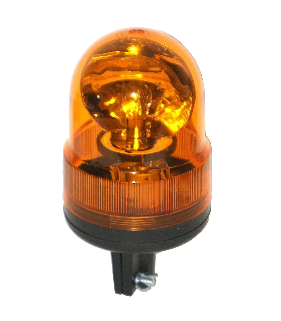 Gyrophare ambre économique pour montage sur perche