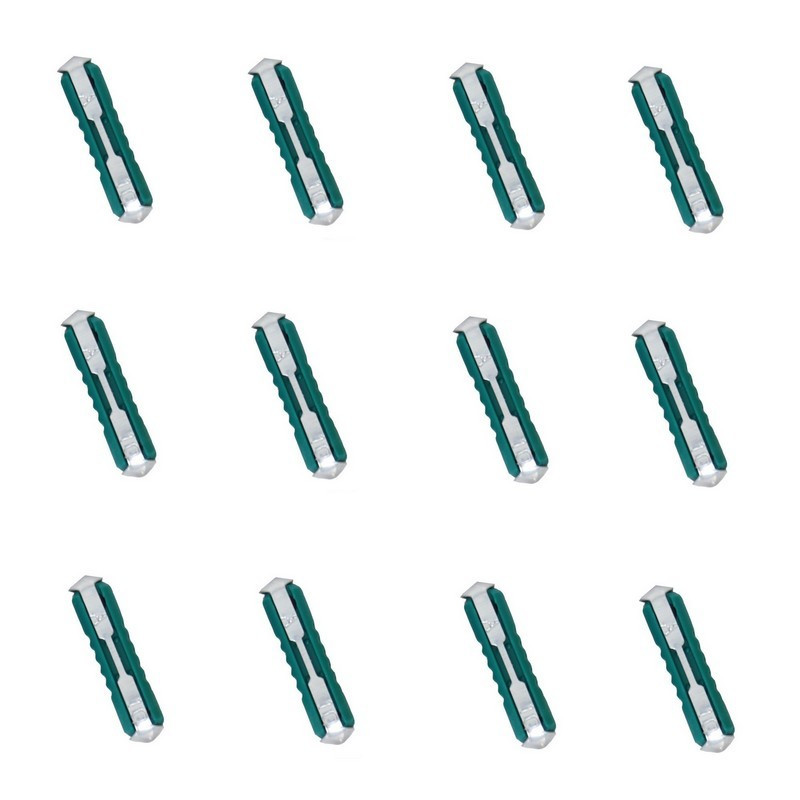Jeu de 12 fusibles Steatite 10 Ampères